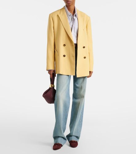 Nightbreak double-breasted linen blazer - Blaze Milano - Modalova