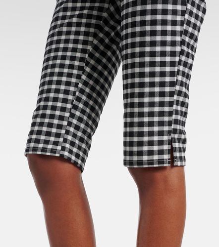 Chiara gingham cotton-blend capri pants - Posse - Modalova