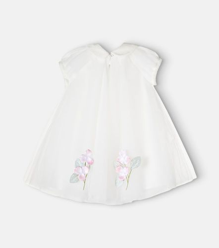 Bebé - vestido con aplique floral - Monnalisa - Modalova