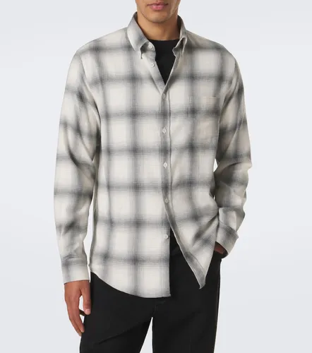 Checked cotton flannel shirt - Sunspel - Modalova