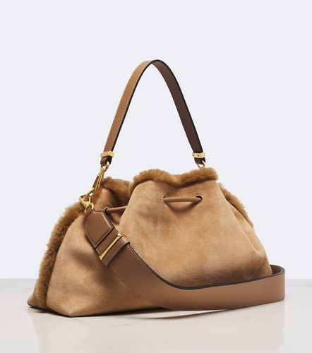 Borsa a spalla Cinch Medium in suede - Jimmy Choo - Modalova