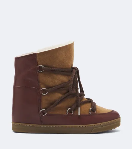 Nowles shearling-lined leather snow boots - Isabel Marant - Modalova