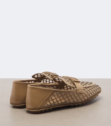 Mocasines Baguette de piel perforados - Fendi - Modalova