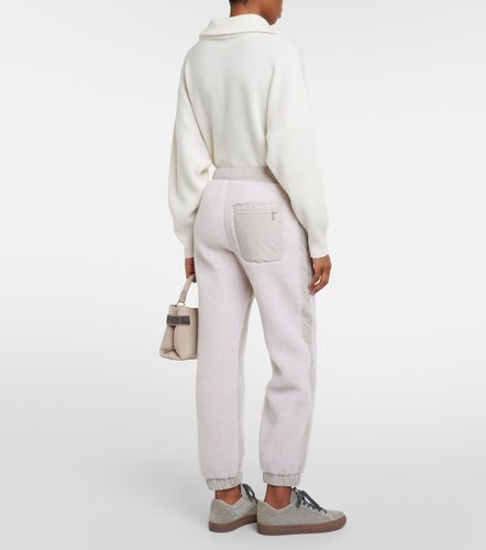 Wool-blend sweatpants - Brunello Cucinelli - Modalova