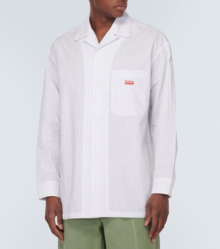 Pinstriped cotton poplin shirt - Kenzo - Modalova
