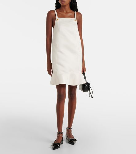 Vestido corto de satén duquesa - Ganni - Modalova