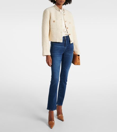 Giacca cropped in cotone e lana - Frame - Modalova