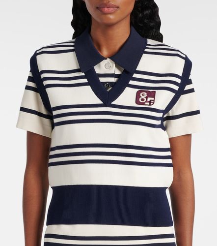 Tory Burch Chaleco de punto a rayas - Tory Burch - Modalova