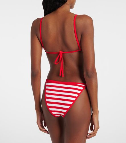 Braga de bikini Bare Minimum de rizo a rayas - Jade Swim - Modalova