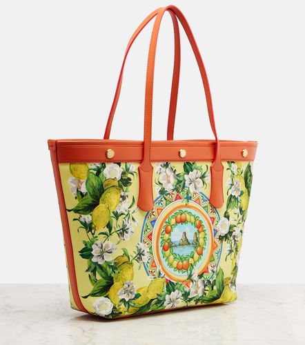 Taormina Large printed canvas shopper - Dolce&Gabbana - Modalova