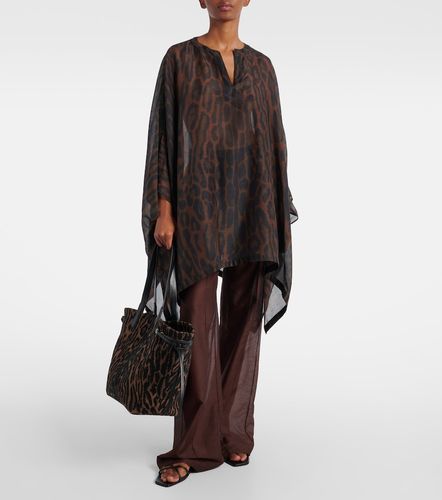 Leopard-print cotton and silk kaftan - Tom Ford - Modalova