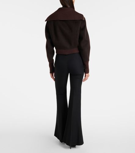 Wool and cashmere bomber jacket - Victoria Beckham - Modalova