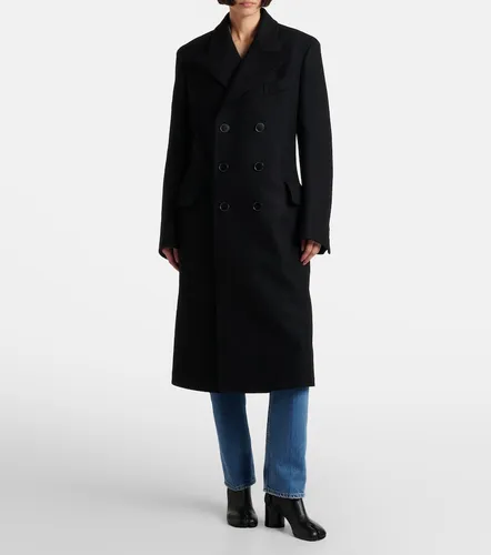 Abrigo cruzado de lana virgen - Maison Margiela - Modalova