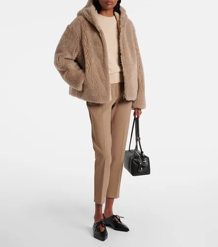 Giacca Sole in shearling con cappuccio - 'S Max Mara - Modalova