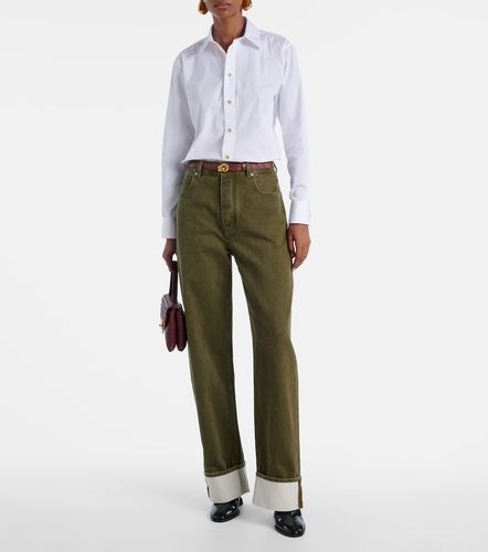 Camisa Knot de popelín de algodón - Bottega Veneta - Modalova