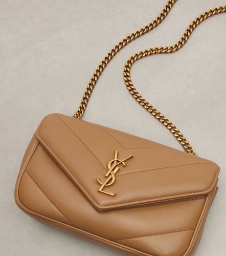 Loulou Mini leather crossbody bag - Saint Laurent - Modalova