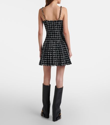 Abito corto in tweed con catena - Balmain - Modalova