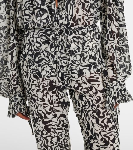 Pantaloni regular con stampa - Dries Van Noten - Modalova