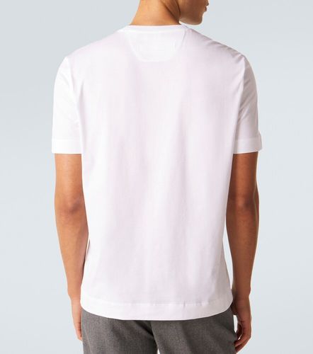 Camiseta de jersey de algodón con logo - Zegna - Modalova