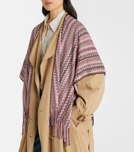 Bufanda en zigzag con flecos - Missoni - Modalova