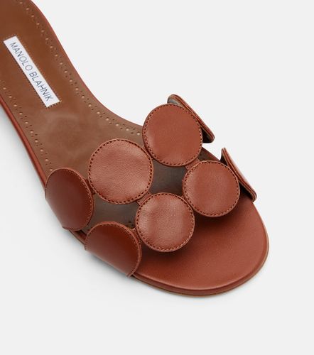 Sandali Haribalmuflat in pelle - Manolo Blahnik - Modalova