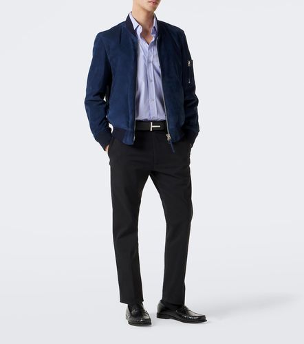 Pantaloni chinos regular in twill di cotone - Tom Ford - Modalova