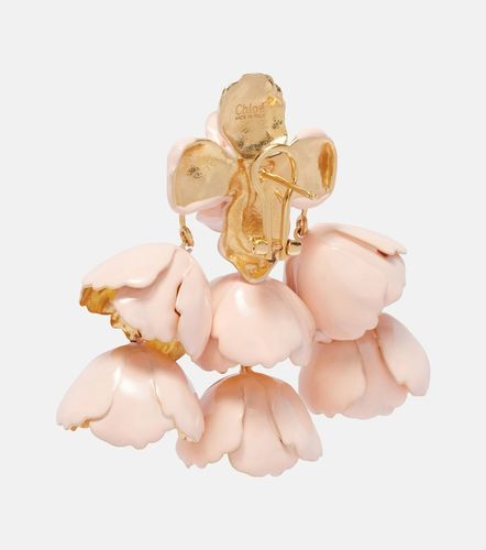 Chloé Ohrringe Flower Cloud mit Emaille - Chloe - Modalova