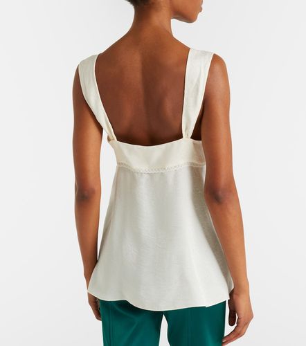 Chloé Top de seda con encaje - Chloe - Modalova
