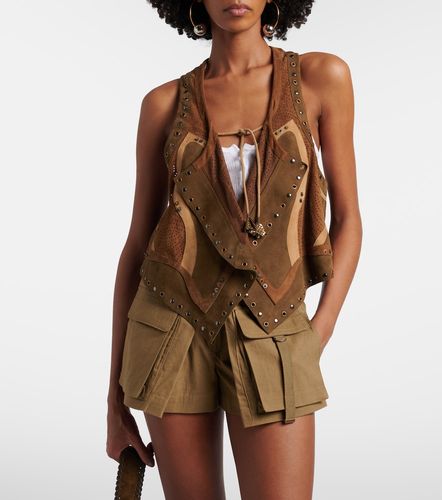 Kelby studded patchwork suede vest - Isabel Marant - Modalova