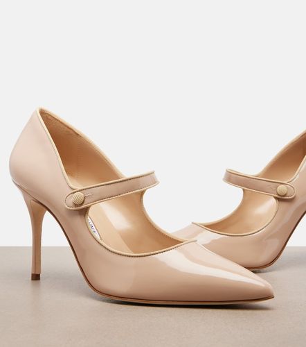 Campari patent leather Mary Jane pumps - Manolo Blahnik - Modalova