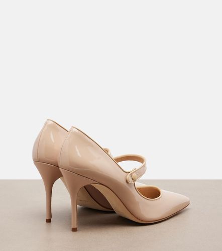 Salones Mary Jane Campari de charol - Manolo Blahnik - Modalova