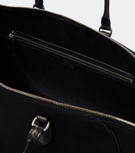 Shopper Timo in canvas con pelle - The Row - Modalova