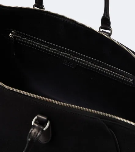 Timo leather-trimmed canvas tote bag - The Row - Modalova