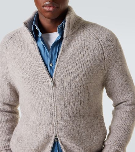 Cardigan in cashmere e seta - Brunello Cucinelli - Modalova