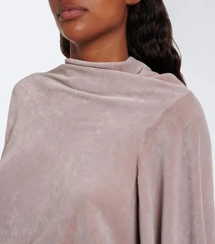 Cylinder draped velvet top - Rick Owens - Modalova