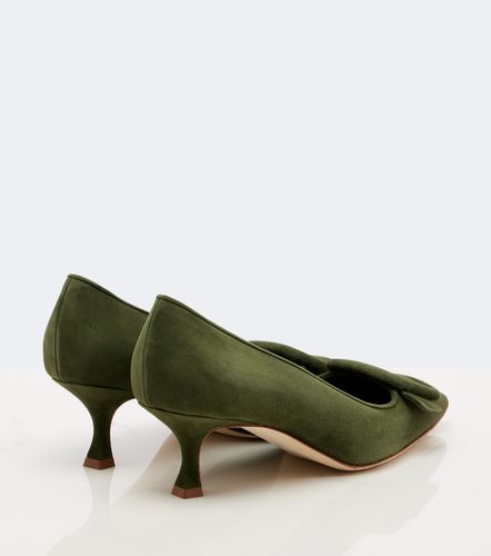Manolo Blahnik Maysale suede pumps - Manolo Blahnik - Modalova