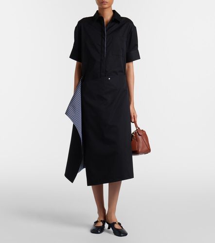 Abito chemisier in cotone e seta decostruito - Loewe - Modalova
