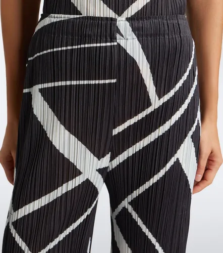 Bedruckte weite Hose Fold Line - Pleats Please Issey Miyake - Modalova