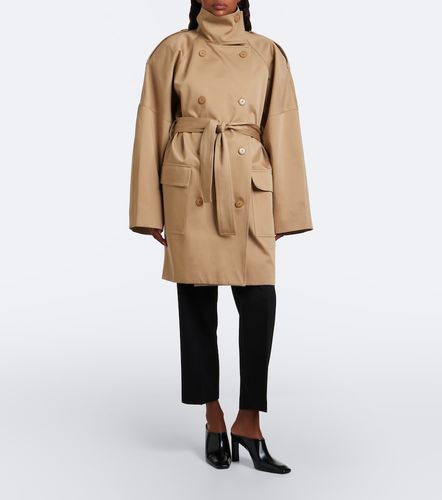 Gabardina cruzada Tess de algodón - The Frankie Shop - Modalova