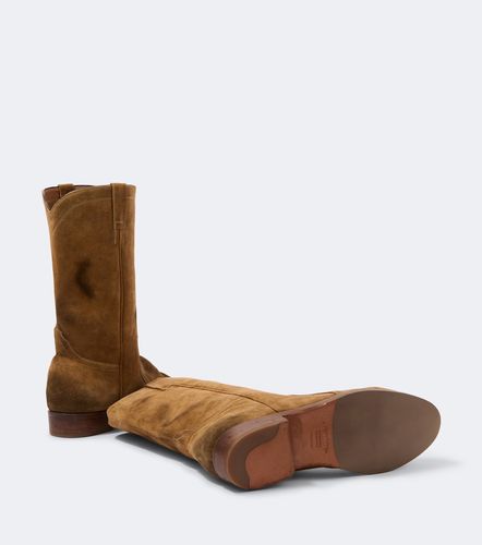 Distressed suede ankle boots - Jil Sander - Modalova