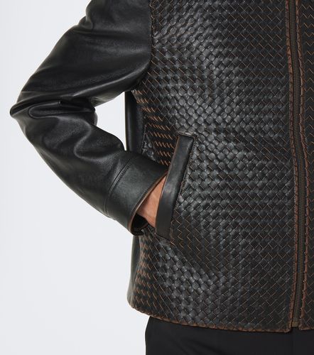 Intrecciato leather jacket - Bottega Veneta - Modalova