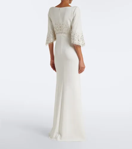 Bridal Electra embellished crepe gown - Jenny Packham - Modalova