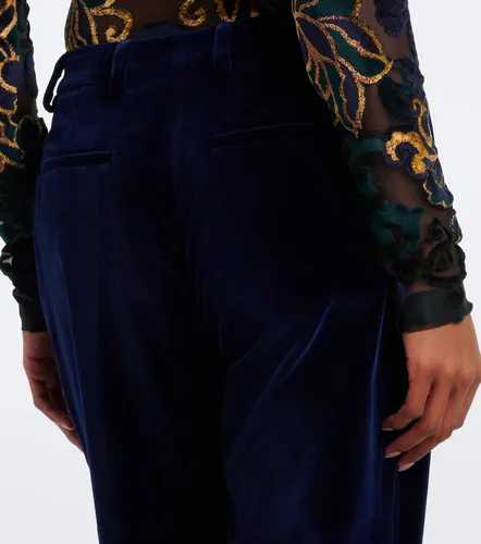 Etro Cotton velvet flared pants - Etro - Modalova