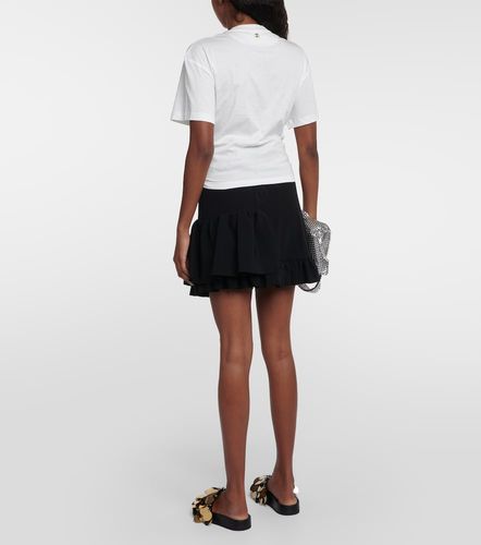 Top cropped in jersey di cotone - Rabanne - Modalova
