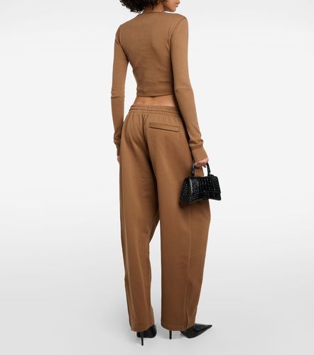 X Hailey Bieber jersey crop top - Wardrobe.NYC - Modalova