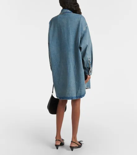 Oversize-Hemdblusenkleid aus Denim - Prada - Modalova