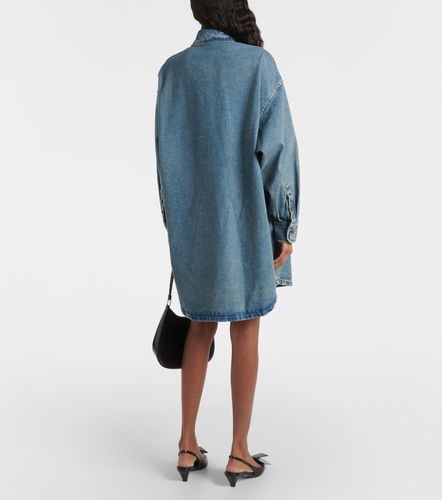 Vestido camisero oversized de denim - Prada - Modalova