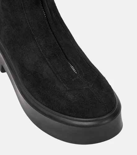 The Row Zipped suede ankle boots - The Row - Modalova