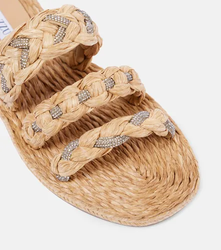 Aquazzura Sandali Costiera in rafia - Aquazzura - Modalova