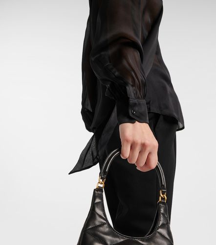 Blusa de seda con lazo - Saint Laurent - Modalova
